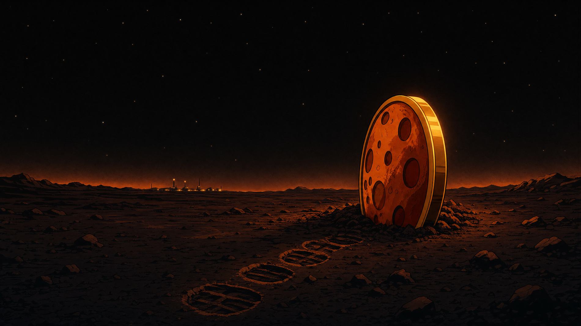 火星地表上的 MarsCoin